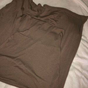 Tan Maxi Skirt